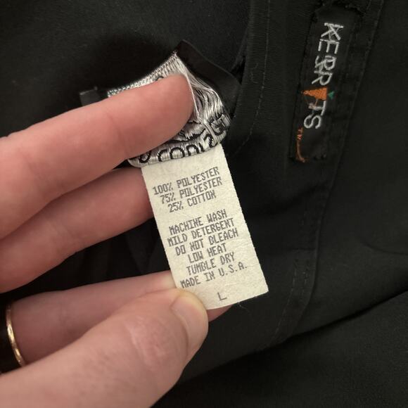 Vintage Kerrits Sherpa Fleece Lined Sweater Jacket Made In USA Full Zip Men Sz L - Picture 3 of 10